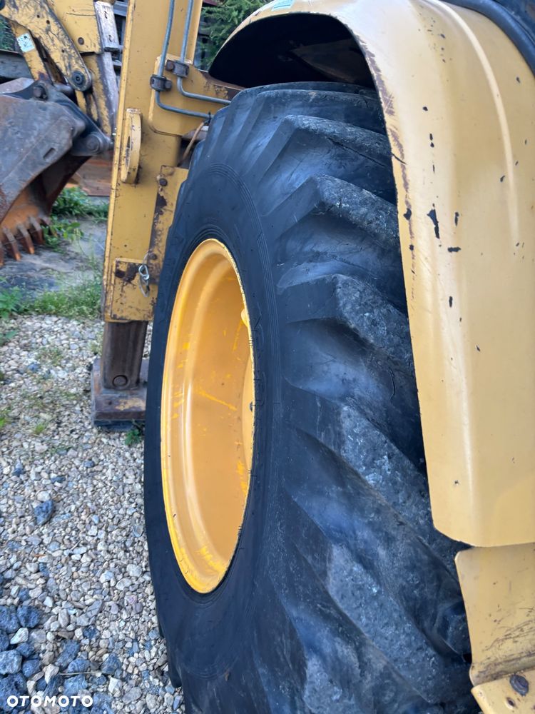Caterpillar CAT 428D 2005r 4x4 koparko ładowarka teleskop widły rekin - 29