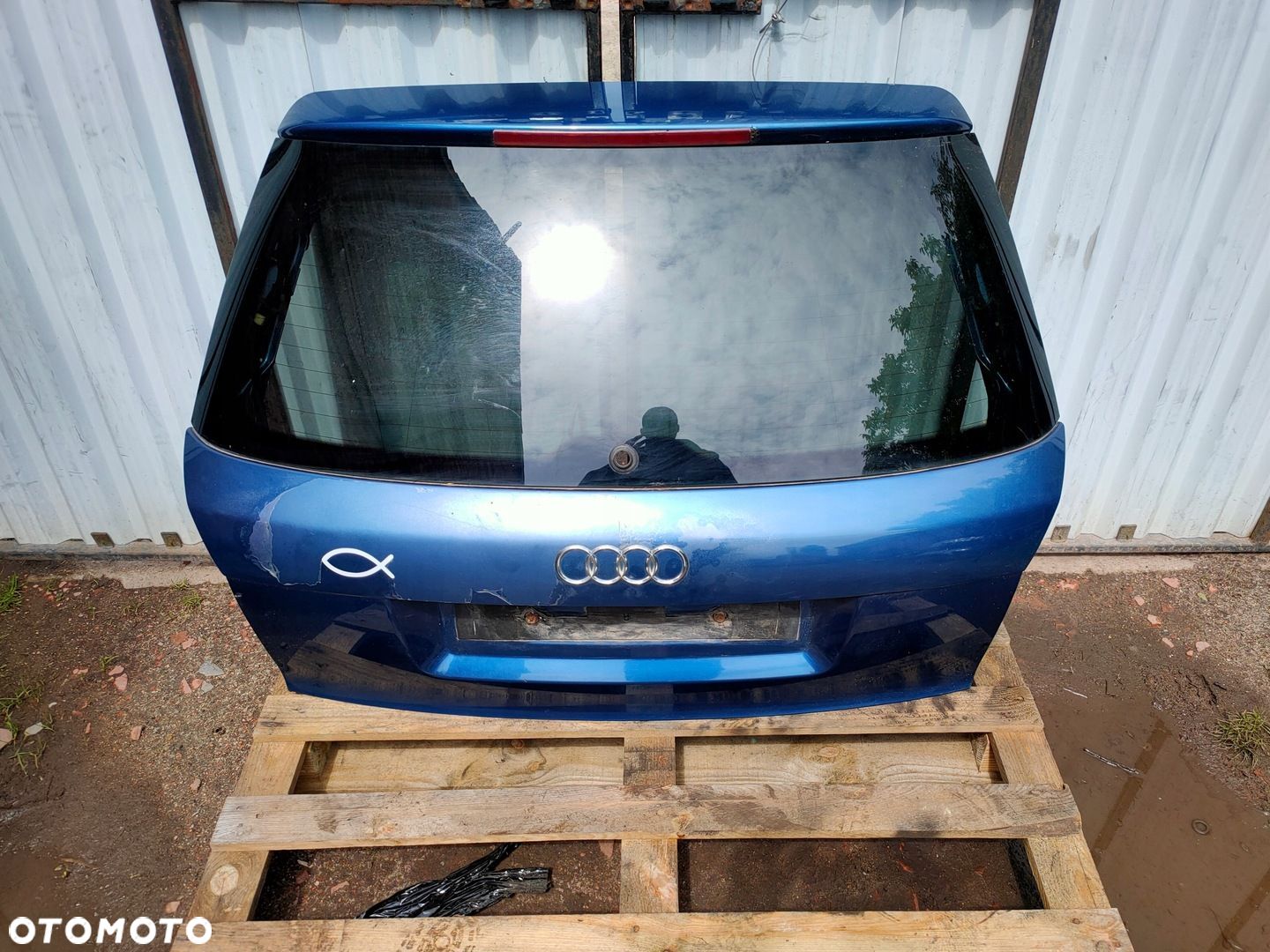 KLAPA BAGAŻNIKA TYŁ AUDI A4 B6 KOMBI LZ5C ŁADNA - 1