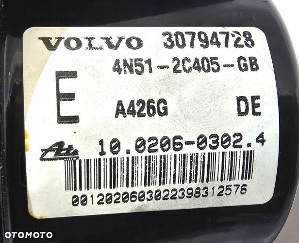 pompa hamulcowa abs volvo c30 1.6 d 4n512c405gb - 6
