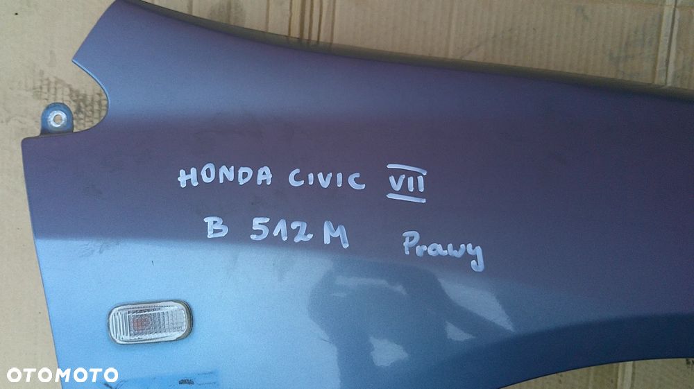 HONDA CIVIC VII BŁOTNIK PRAWY B512M - 2