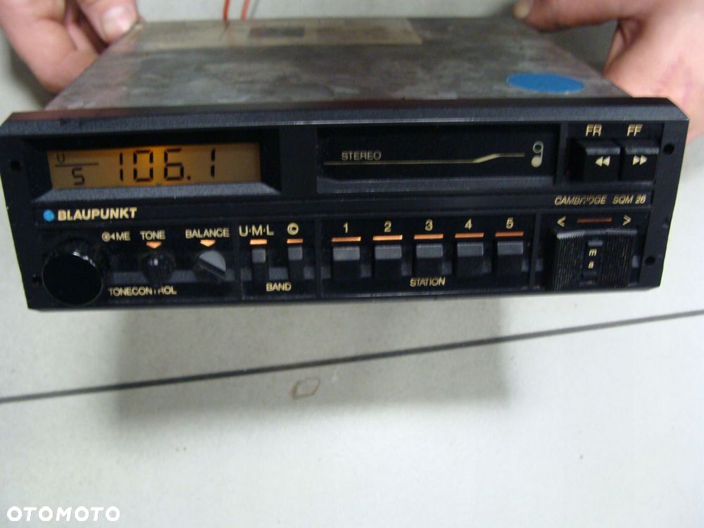 radio oryginał mercedes 124 1987r blaupunkt cambridge sqm 26 - 9