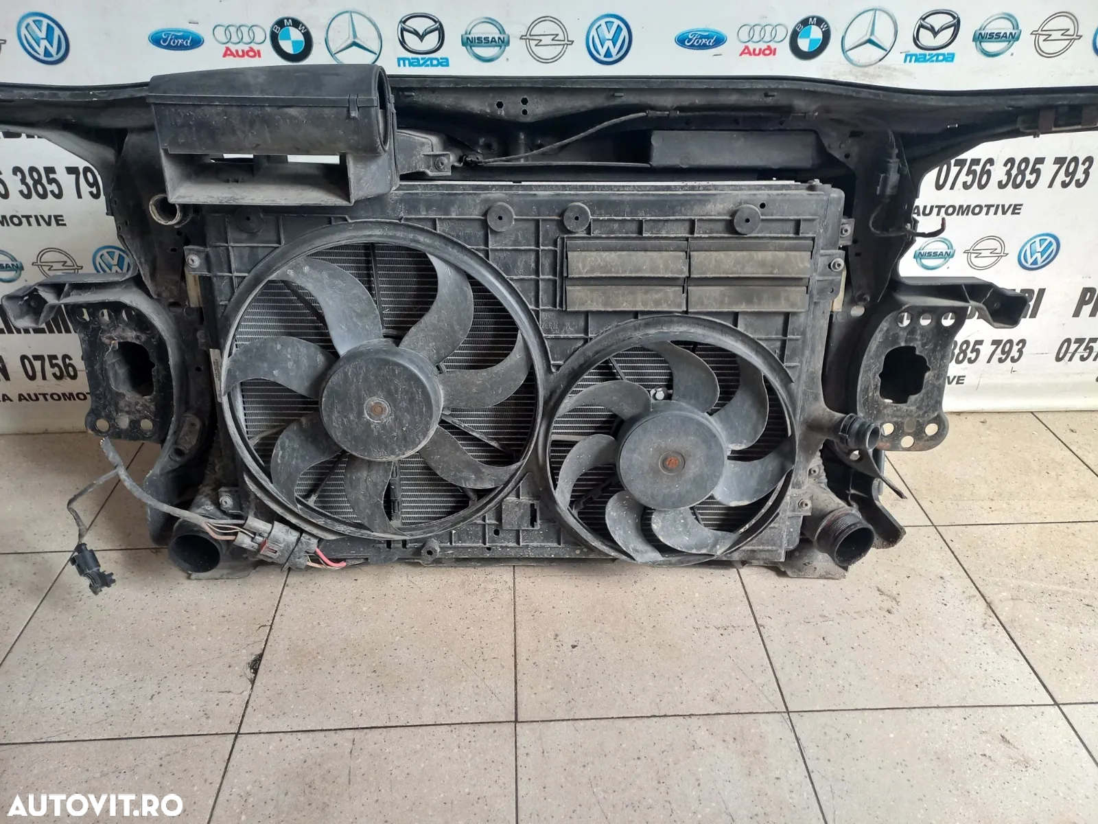Trager Calandru fata complet Radiator Armatura Termocupla Vw Passat B7 An 2011-2012-2013 2014-2015 - 6