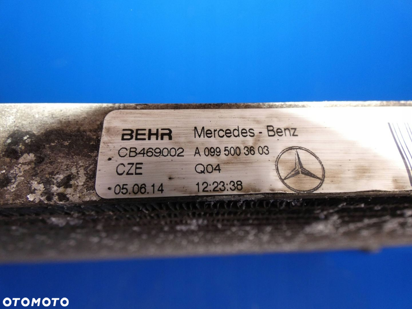 MERCEDES S KLASA W222 E W213 GLC CHŁODNICA WODY DODATKOWA - 3