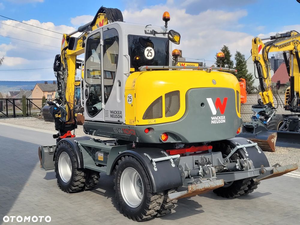 Wacker Neuson EW100 / ROTOTILT / 3 łyżki + widły / - 5