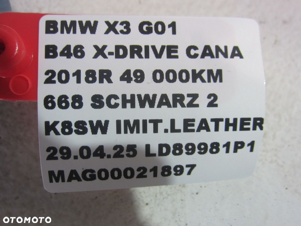 BMW X3 G01 X4 G02 OSŁONA PODWOZIA BOCZNA PRAWA 7394746 51757394746 R - 7