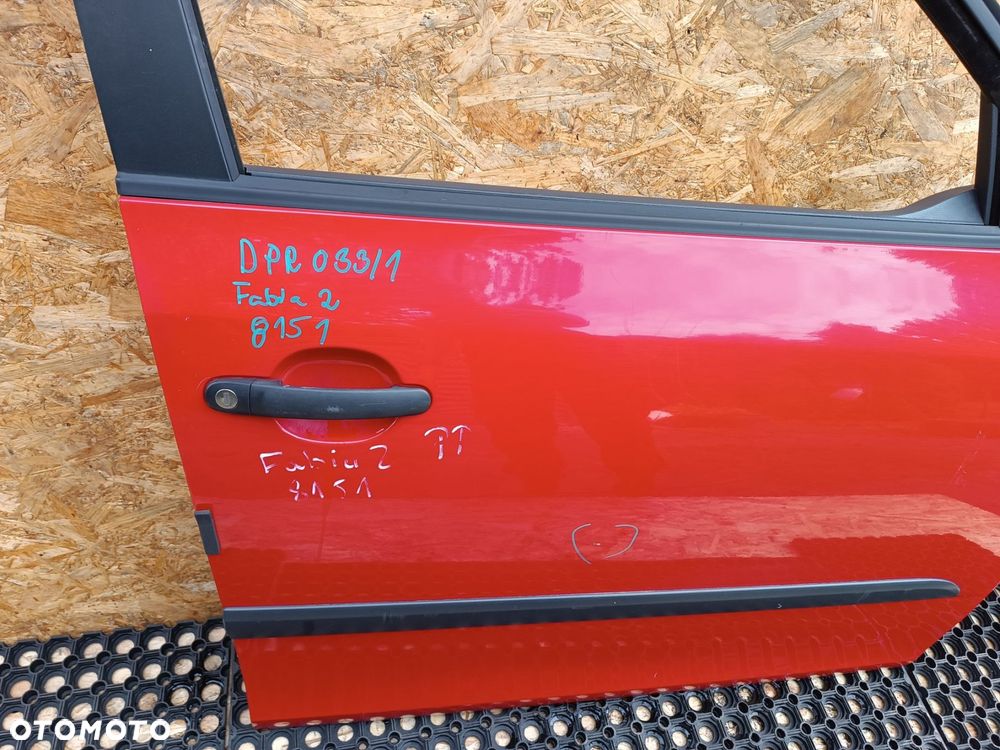 SKODA FABIA 2 II 8151 DRZWI PRZÓD PRAWE PRAWY - 9