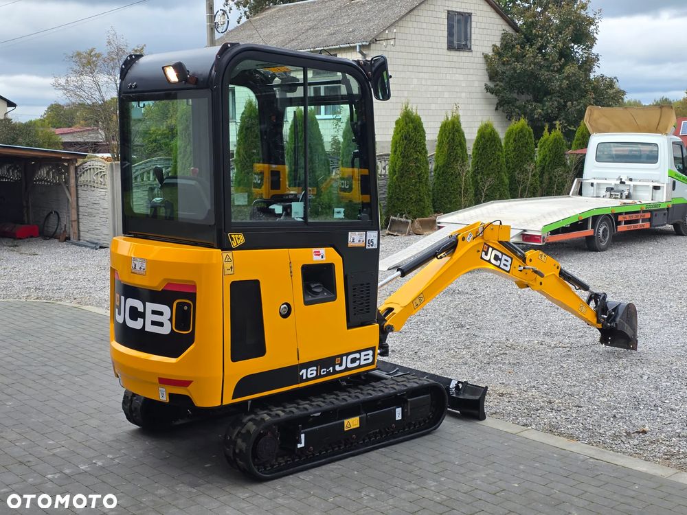 JCB JCB 16 C ful opcja najbogatsza jak nowa mini koparka sprowadzona 1 wł 8018 okazja 19 - 25