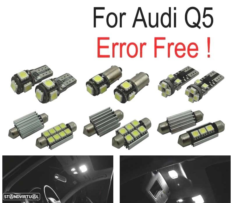 KIT COMPLETO DE 23 LÂMPADAS LED INTERIOR PARA AUDI Q5 2009-2016 - 1