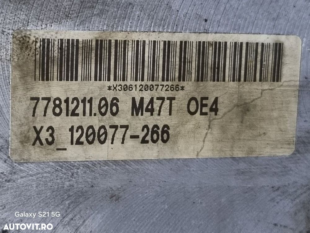 Motor BMW X3 E83 Facelift 2.0 Diesel 2006 - 2010 150CP Manuala M47 Euro4 (1368) Diesel ... - 5