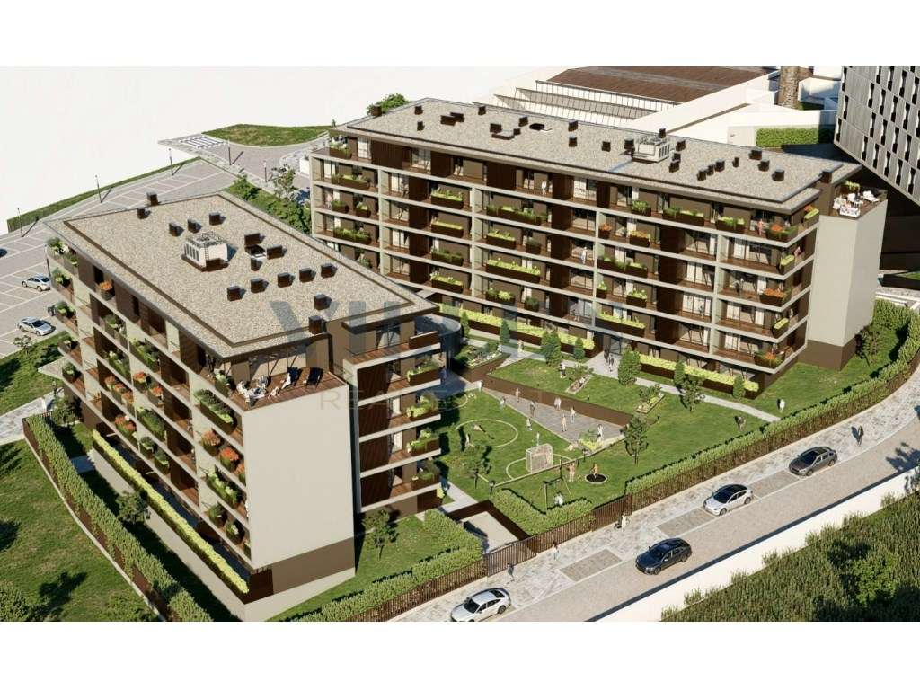 Apartamento T1 Novo em Condomínio Privado de Luxo na Trofa - Grande imagem: 2/11