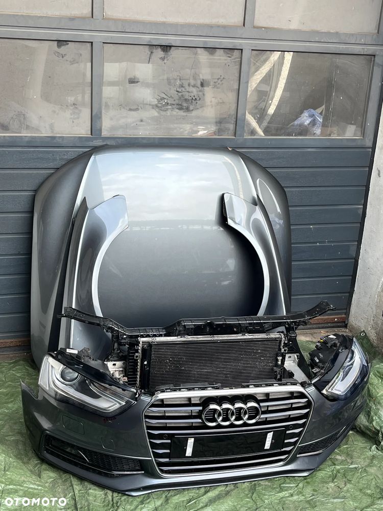 KOMPLETNY PRZÓD AUDI A4 B8 S LINE LZ7S ZDERZAK MASKA BŁOTNIK LEWY BŁOTNIK PRAWY PAS PRZEDNI LAMPY - 3