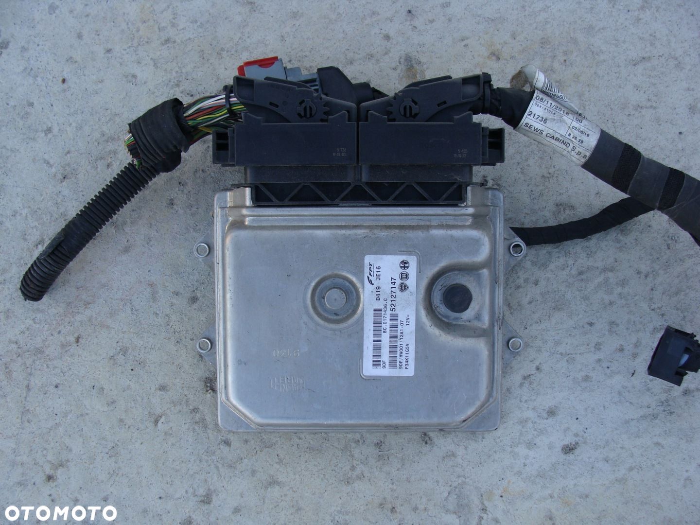 KOMPUTER SILNIKA ECU FIAT DUCATO 2.3 JTD - 1