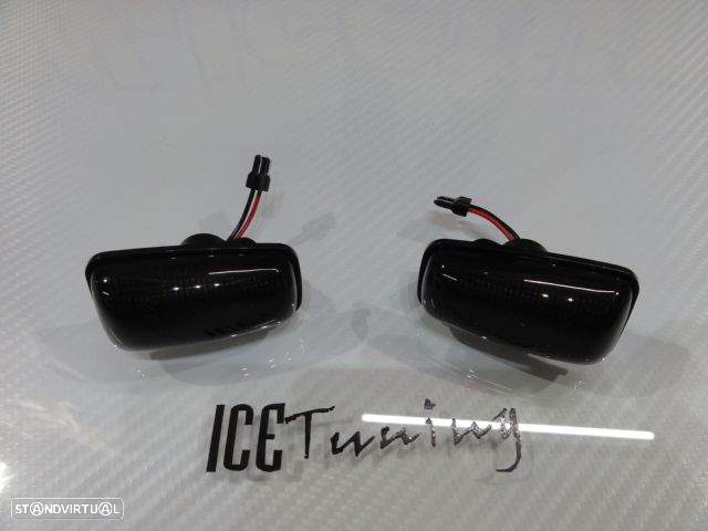Piscas, faróis, farolins laterais led dinâmico fundo preto Peugeot Partner, Expert, 106, 306, 406, 806, Fiat Scudo, Ulysse, Lancia Zeta, Citroen Saxo, Jumpy, ZX, XM, Berlingo, Evasion, Xantia, Xsara - 6