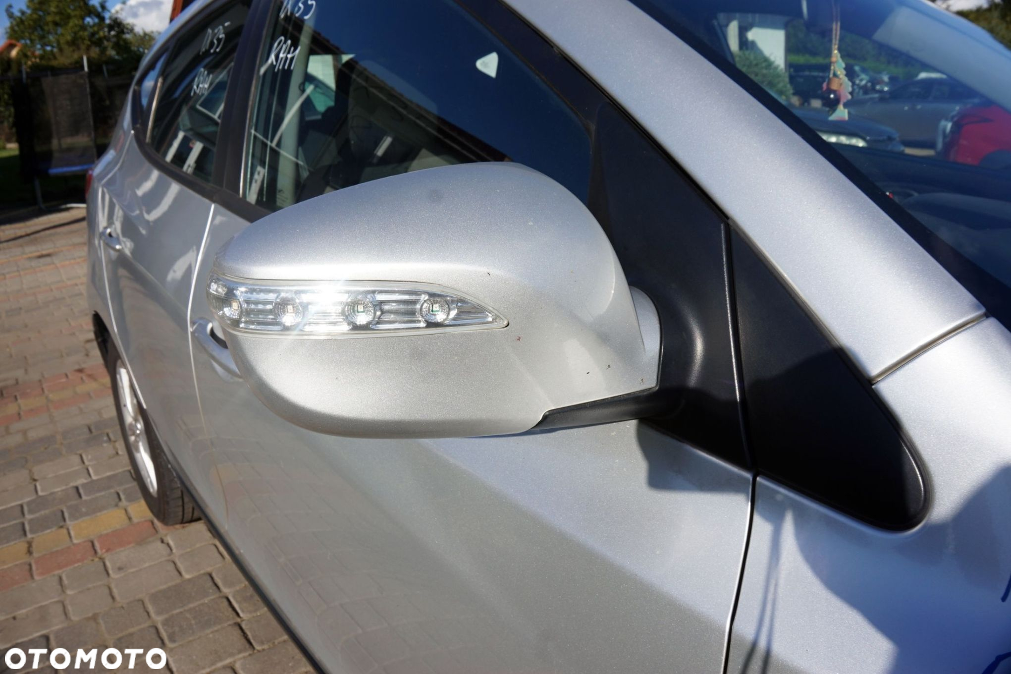 LUSTERKO ELEKTRYCZNE PRAWE IX35 I RAH 87620-2Y960 SREBRNY UK HYUNDAI 2009-2015 - 2