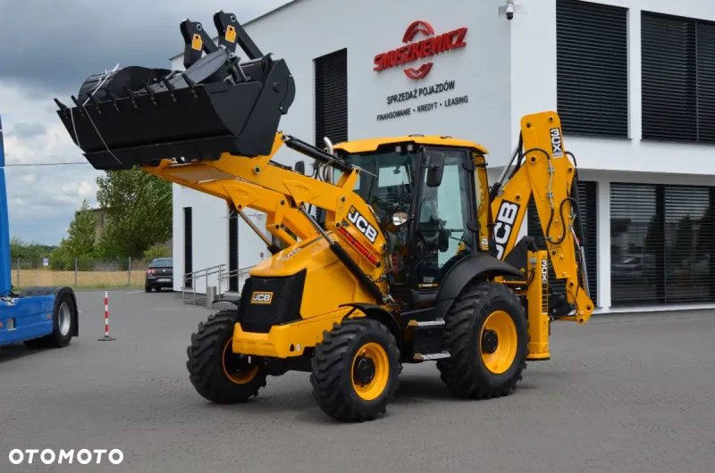 JCB WYNAJEM DŁUGOTERMINOWY 3CX AEC 2024r KLIMA, SZYBKOZŁĄCZE, 3 ŁYŻKI, UCHYLNA SKARPÓWKA - 2
