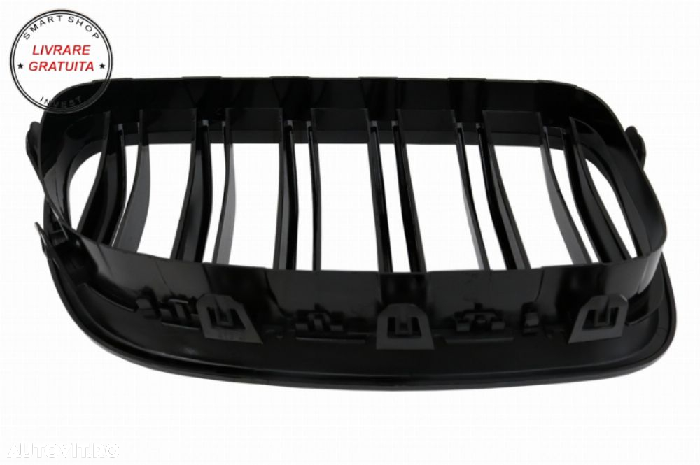 Bara Fata cu Praguri Laterale si Grile Centrale BMW Seria 5 F10 F11 (07.2010-2013)- livrare gratuita - 9