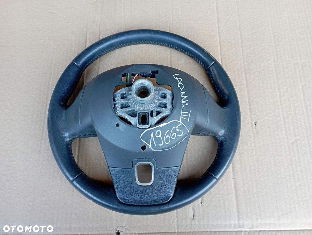 RENAULT LAGUNA III 3 KIEROWNICA MULTIFUNKCJA SKÓRA EUROPA 484300001R - 8