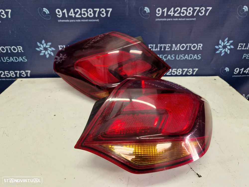 Farolins usados OPEL ASTRA J 5 PORTAS CARRO farolim