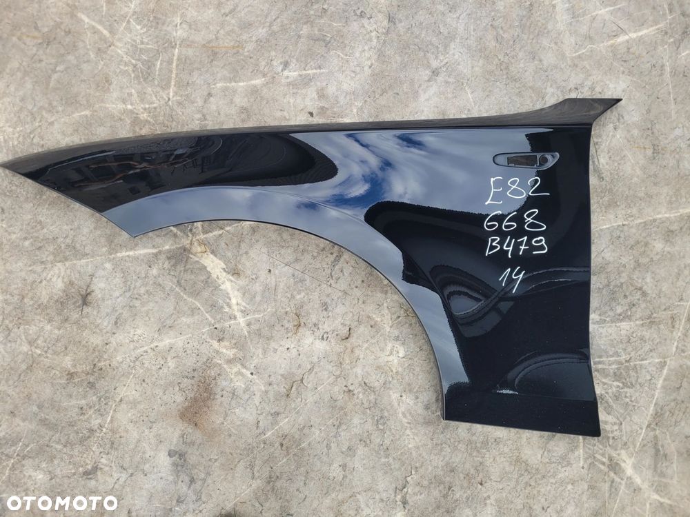 BŁOTNIK LEWY PRZÓD PRZEDNI BMW E81 E82 E87 E88 668 SHWARZ II B479 - 1