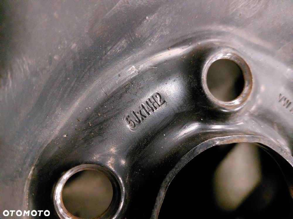 FELGI STALOWE 4 SZT 5x100 5Jx14 ET35 FI57,1 6Q0601027H VW SKODA - 10