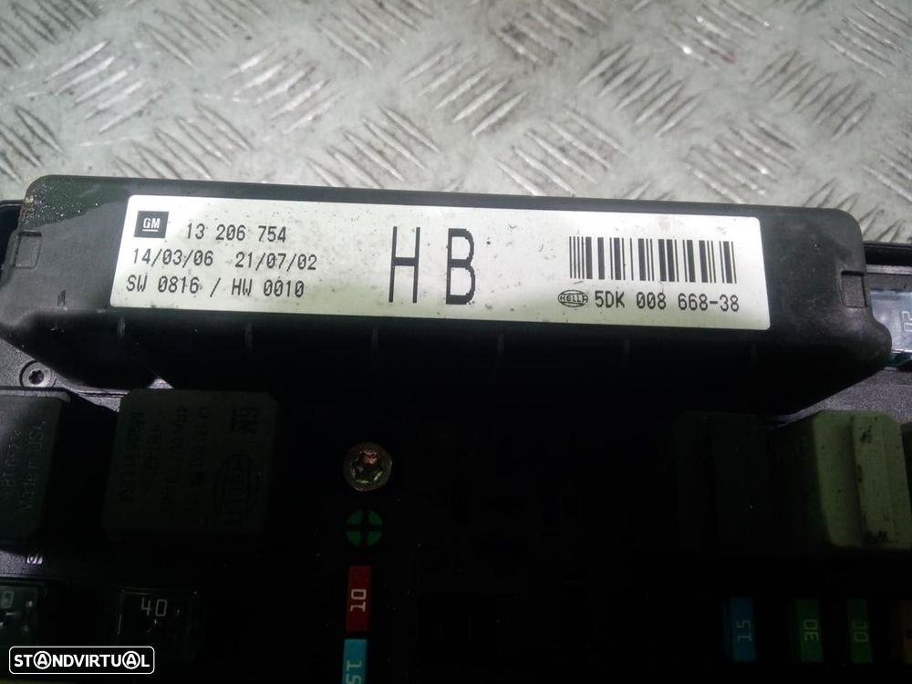CAIXA RELÉS / FUSÍVEIS OPEL ASTRA H BREAK FAMILIAR 2006 -5DK00866838 - 1