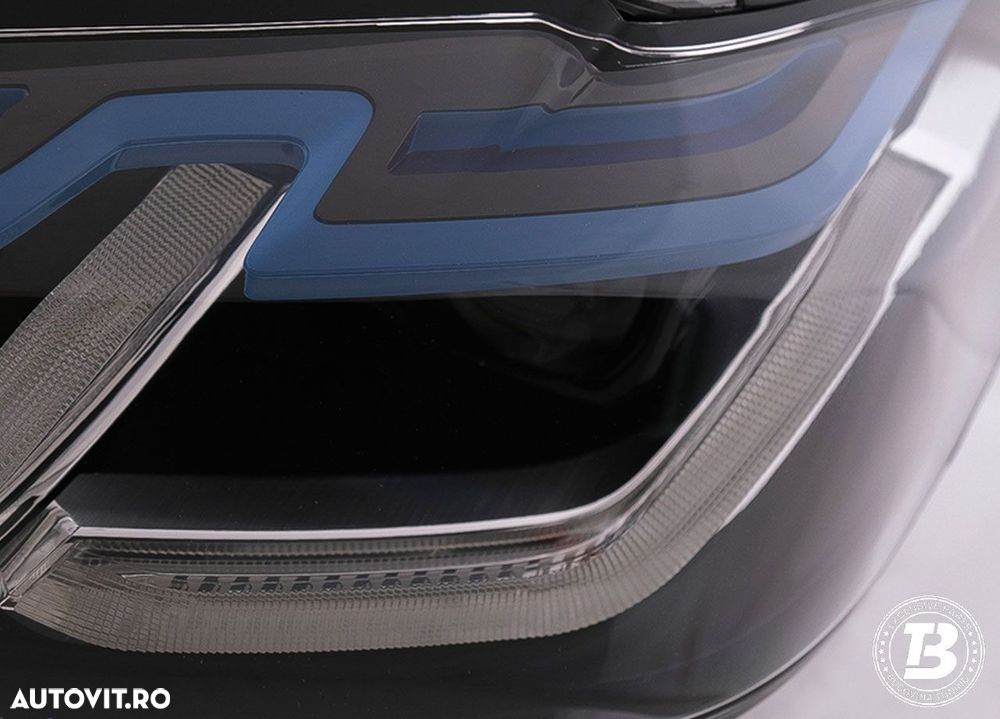 Faruri LED compatibile cu BMW Seria 5 G30 G31 LCI Design - 7