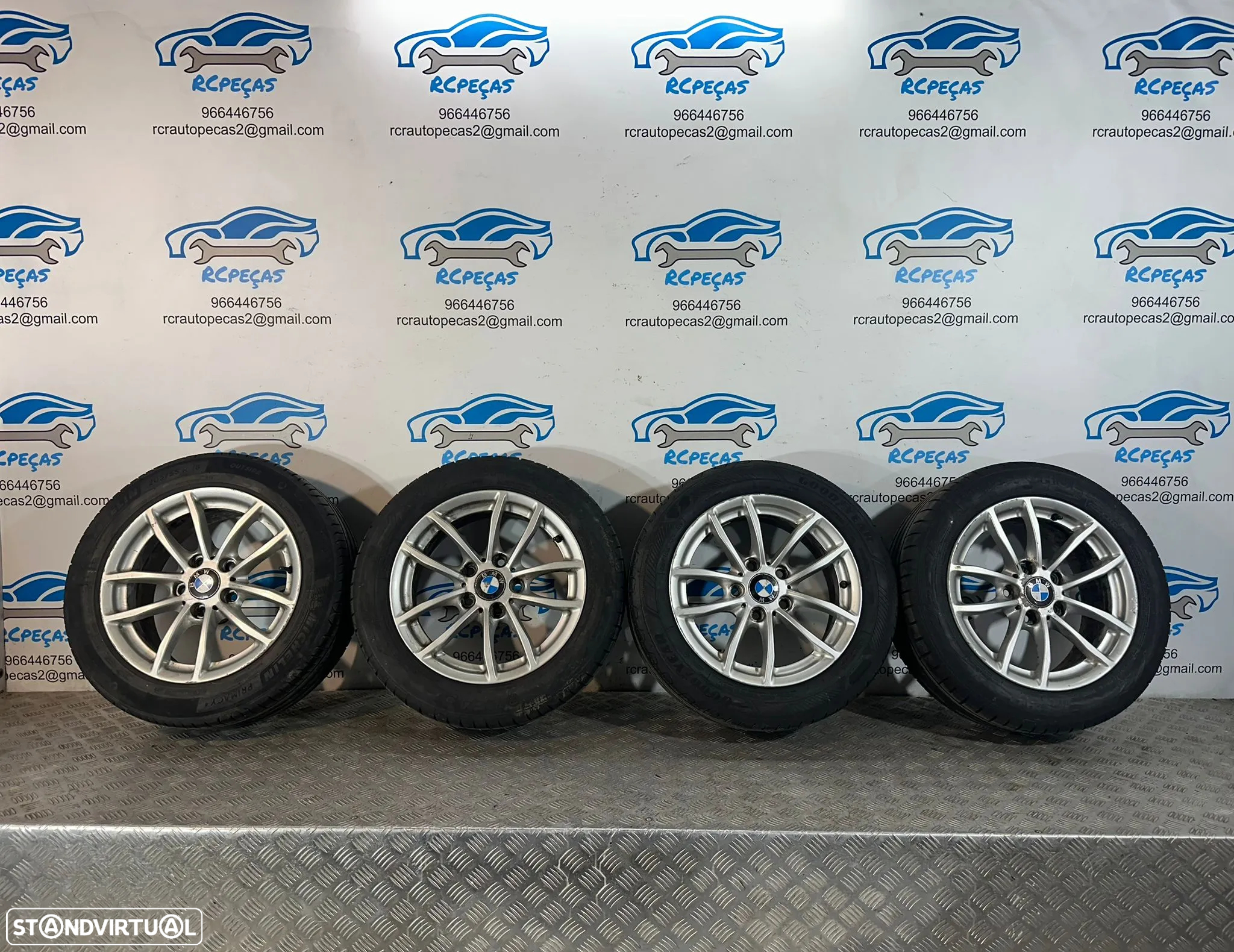 .Conjunto Jantes 16 Originais BMW Style 378 5x120 ET40 7J 6796202 - 2