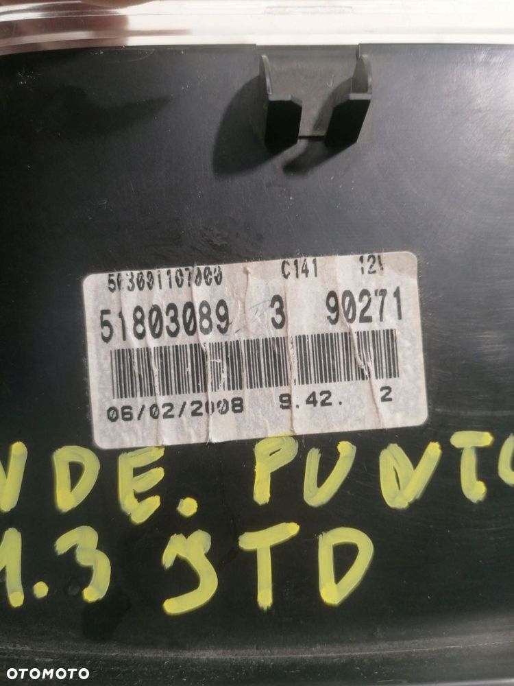 licznik fiat grande punto 1.3 jtd 05-12 51803089 - 5