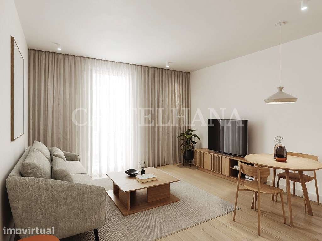 Apartamento T0 com estacionamento em novo empreendimento em Marvila - Grande imagem: 2/54