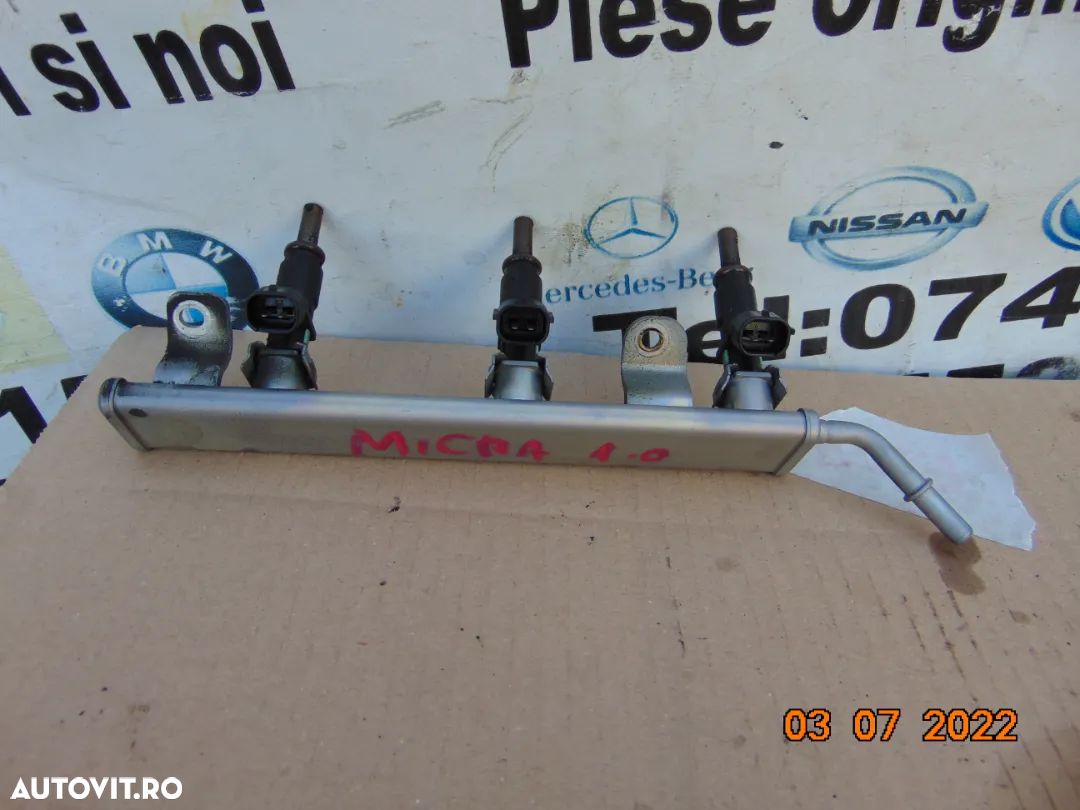 Rampa injectoare Dacia 1.0 sce logan mcv sandero dokker lodgy nissan micra renault 1.0 clio twingo - 1