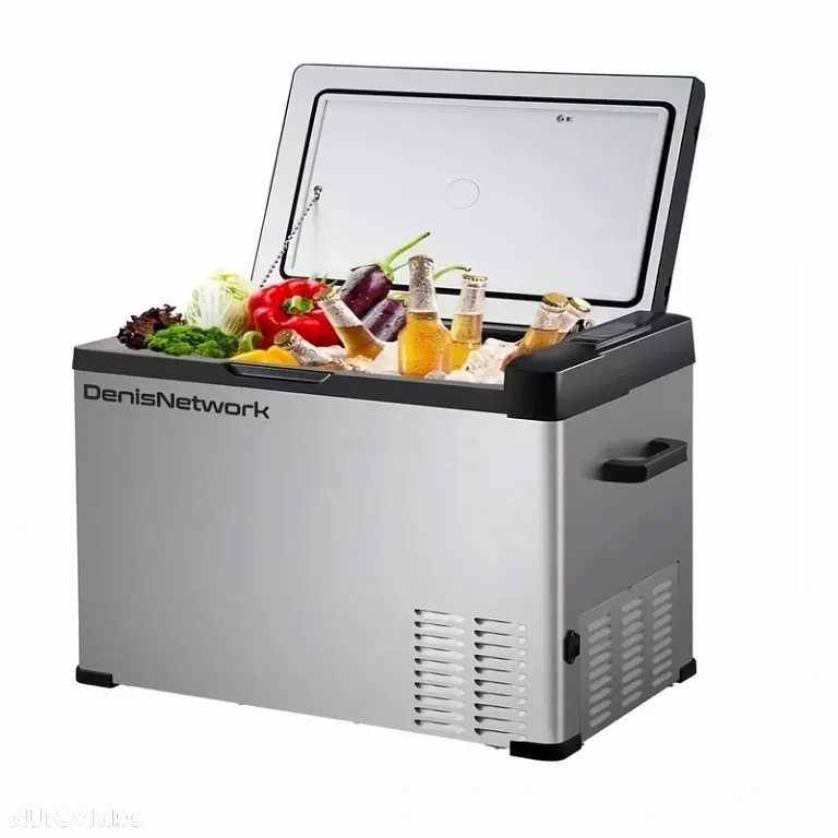 Frigider 40l auto rulotă, camion, dube 3,5t, 12-24V, rezistent la vibrații, congelare -20°C - 2