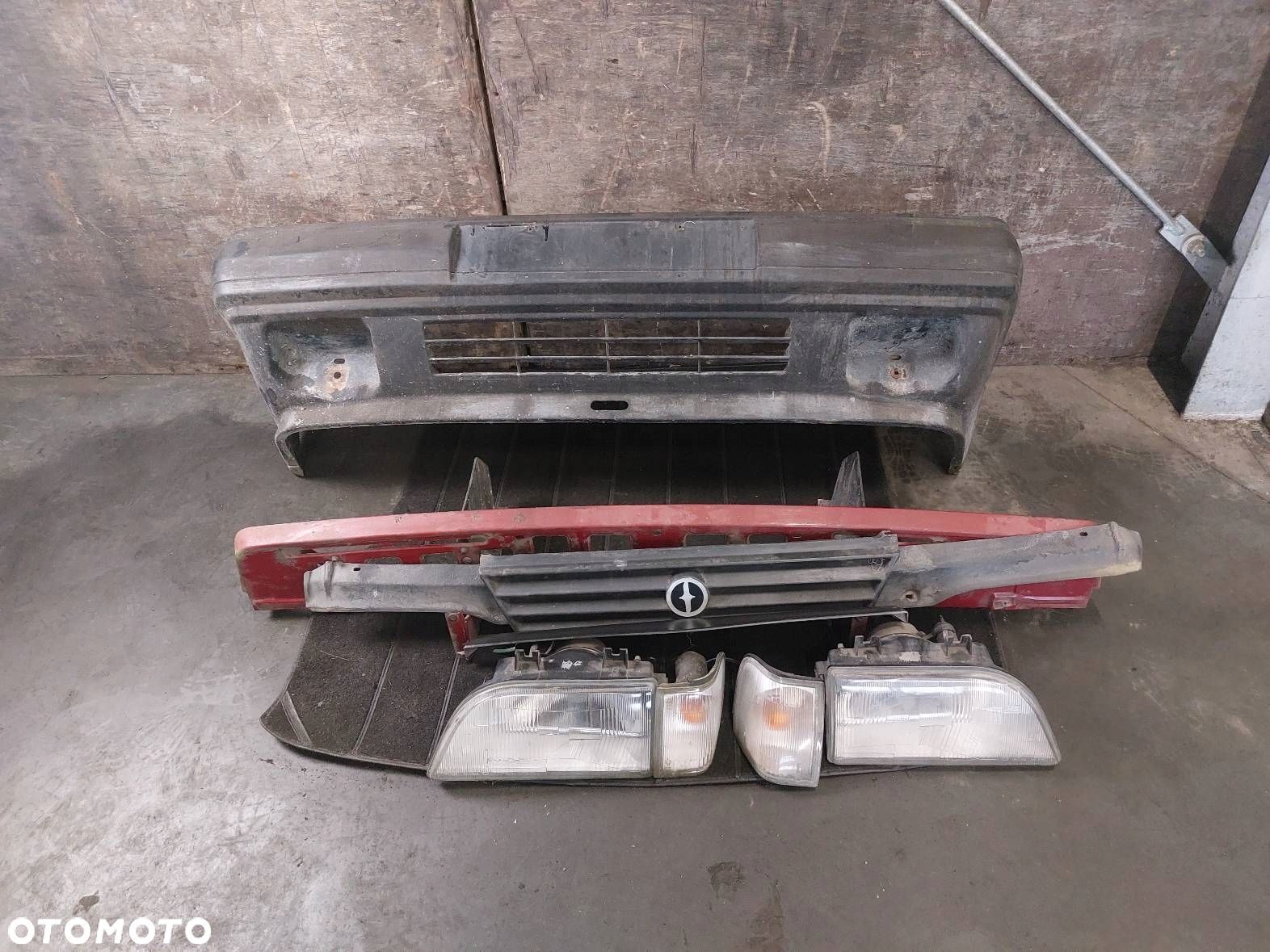 KOMPLETNY PRZÓD POLONEZ TRUCK ZDERZAK LAMPA GRILL PAS PRZEDNI - 1