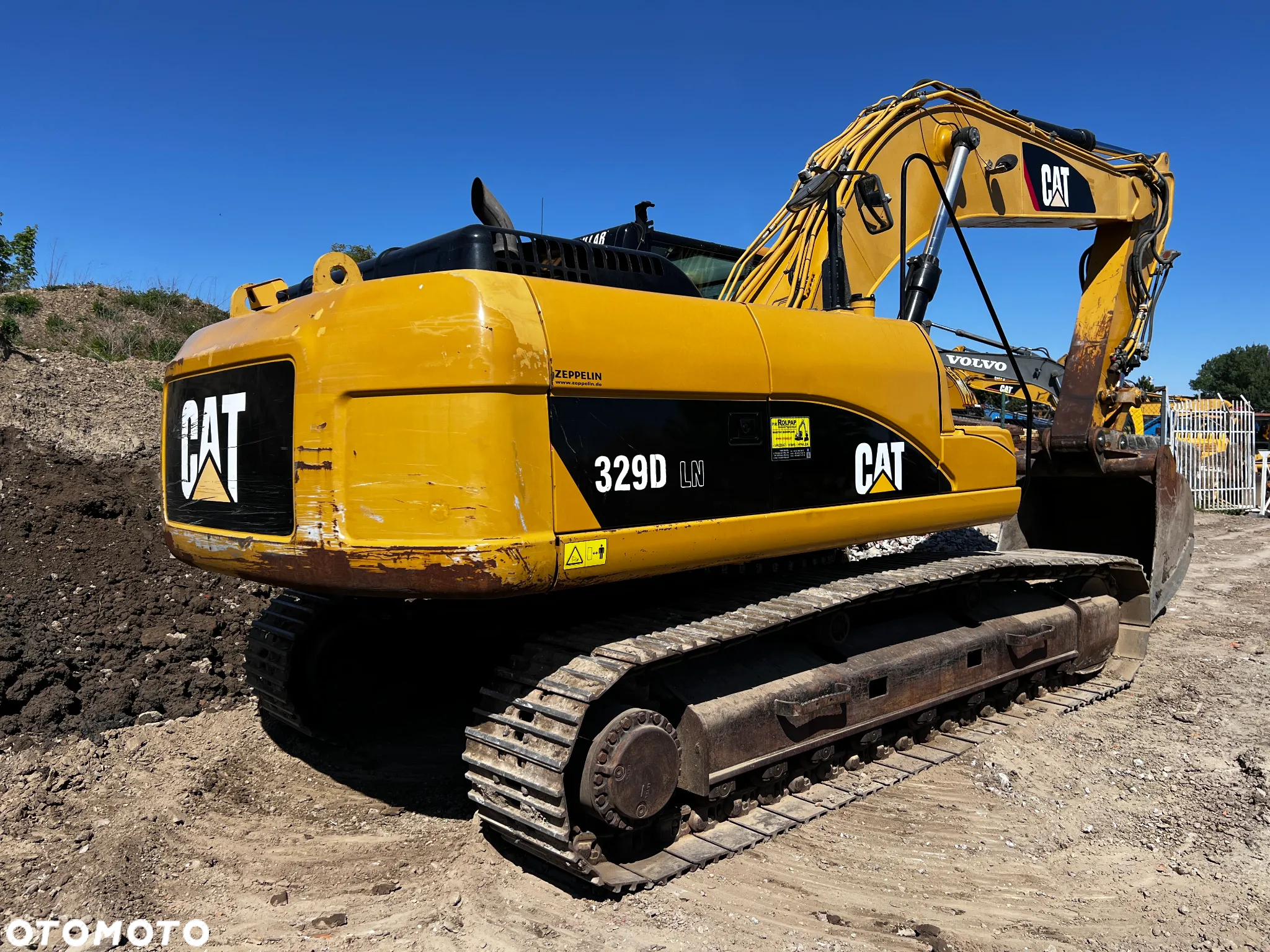 Caterpillar CAT koparka gąsienicowa 329 329D 329DLN bez DPF & AdBlue 30ton Klima - 4