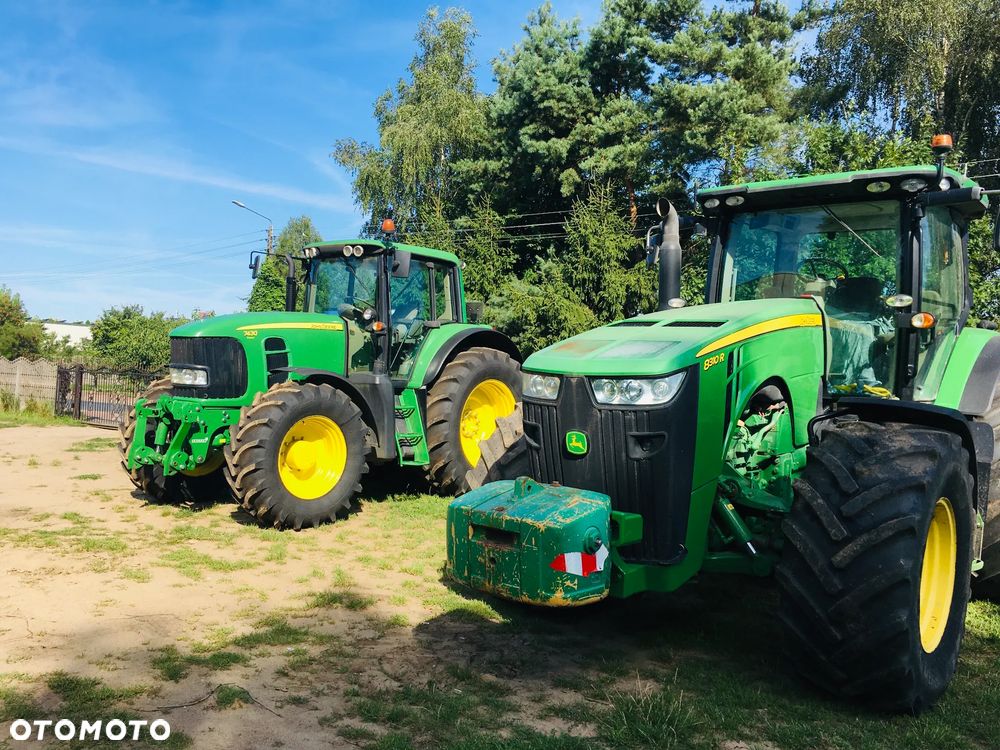 John Deere 7430 Premium Nowe opony Video Pneumatyka - 6