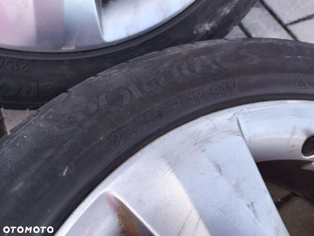 Koła Aluminiowe Alufelgi 17" Opel Astra J K 5x105 215/50/17 Opony letnie Vredestein 5mm Komplet - 7