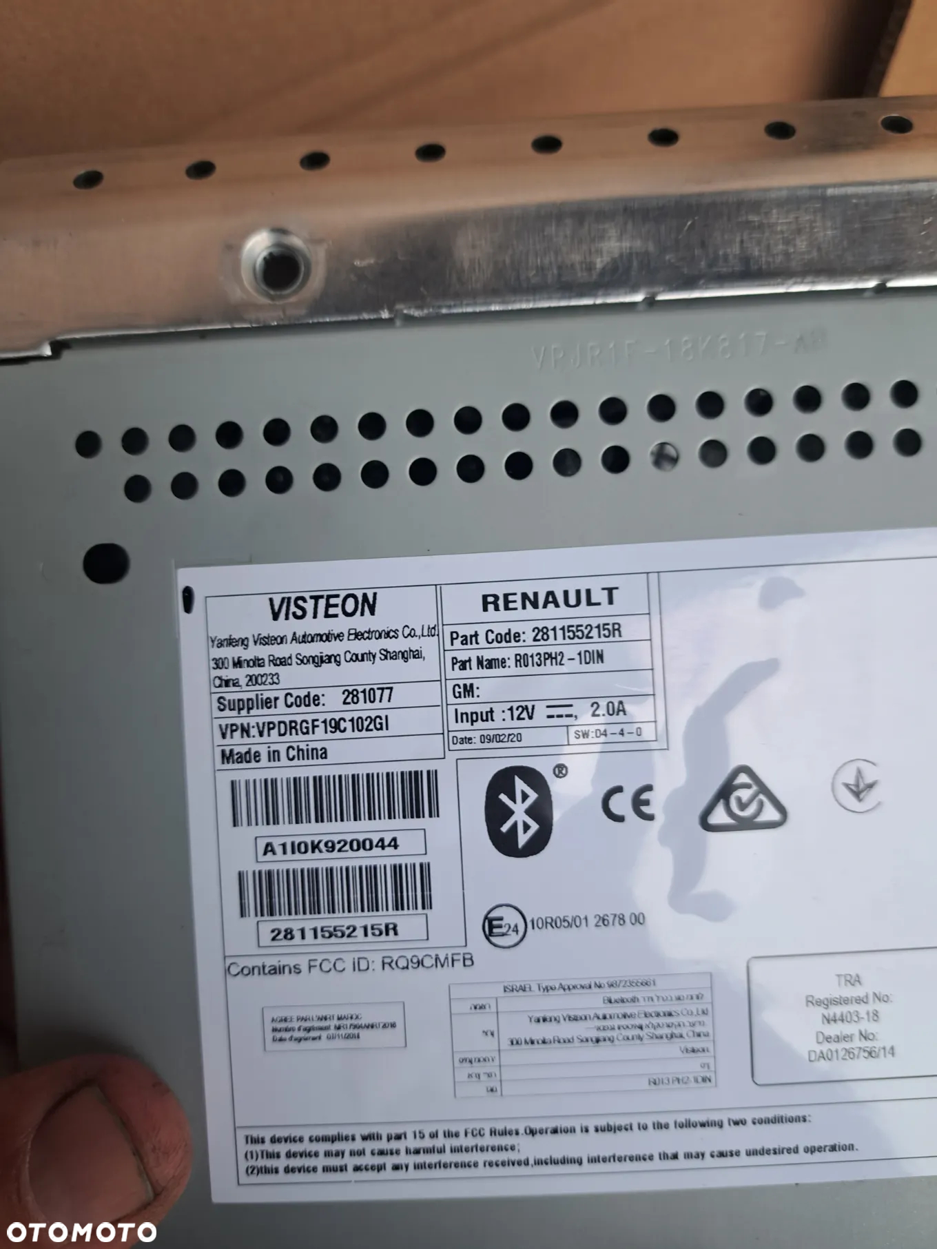 Radio R013PH2-1Din 281155215R 95531046 Radio Renault Opel MP3 USB Bluetooth 1692254980 - 3