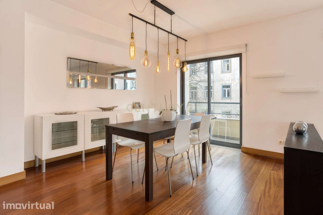 Excelente Apartamento T2 com 161 m² em Condomínio Fechado – Alcântara - Grande imagem: 3/28