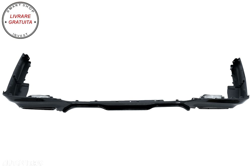 Difuzor Bara Spate cu Evacuare Dubla Negru Lucios BMW 2 Series F44 Gran Coupé (20- livrare gratuita - 4