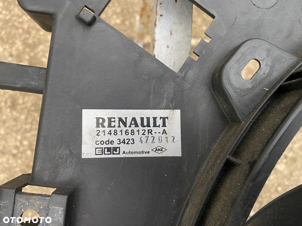 WENTYLATOR Z OBUDOWĄ RENAULT CAPTUR DACIA SANDERO 214816812R - 4
