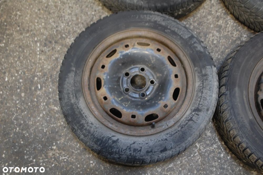 KOŁA FELGI STALOWE + OPONY 165/70R14 ZIMOWE 2016R. KBA43736  ET35 5J VW POLO IV SEAT IBIZA III SKODA AUDI - 2