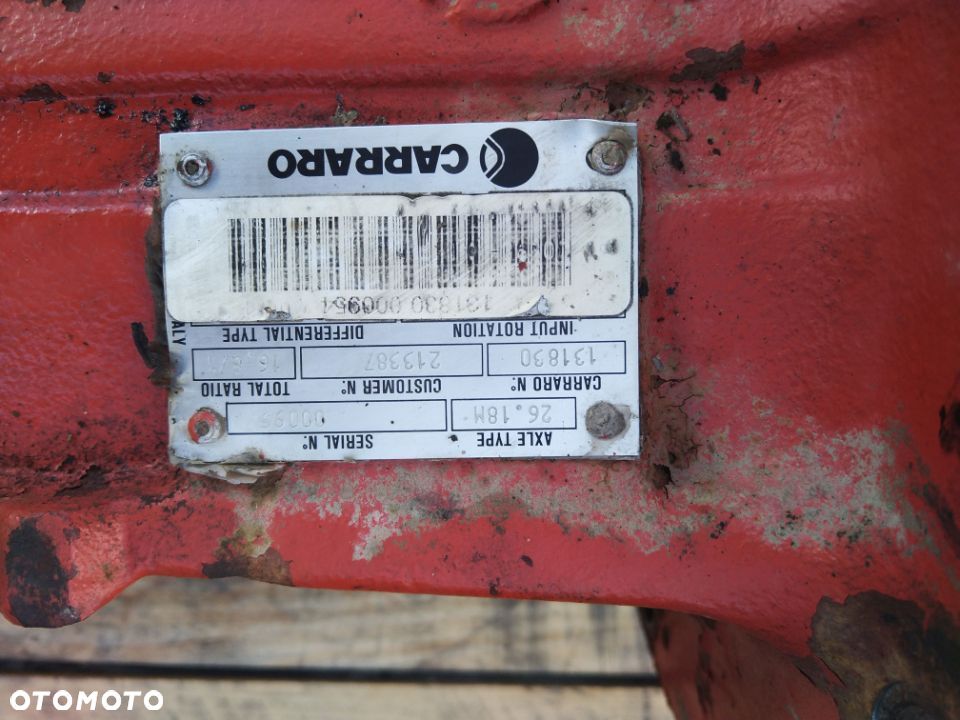 Zwolnica Carraro 26.18M Claas Ranger Manitou MLT 527 [W-60 S-3×23 P-12] SZ-8 - 14
