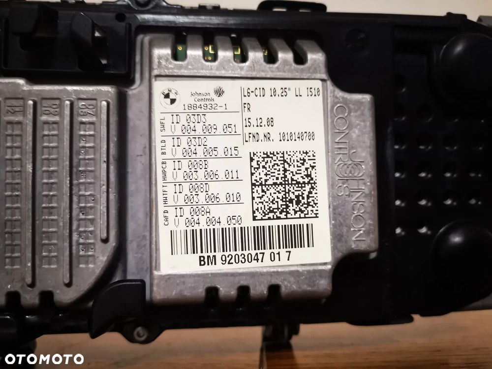 BMW 7 F01 F02 EKRAN MONITOR WYŚWIETLACZ 9203047 - 5