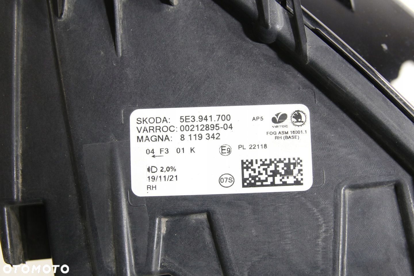 Halogen Lampa przeciwmgielna Led Oryginał Skoda Octavia IV 4 5e3 2020-2024 - 3