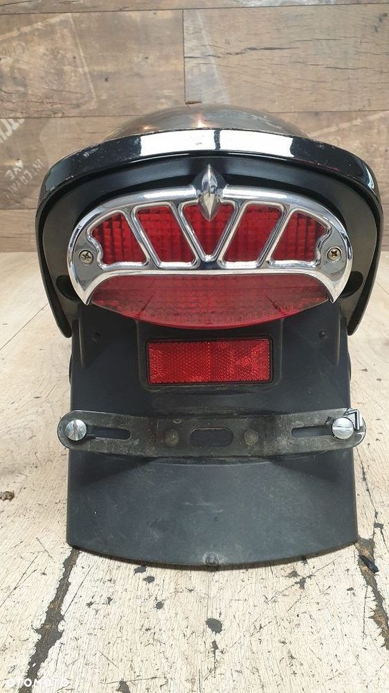 Błotnik tył lampa osłona lampy chrom Yamaha XVS1100 Drag Star Custom - 7