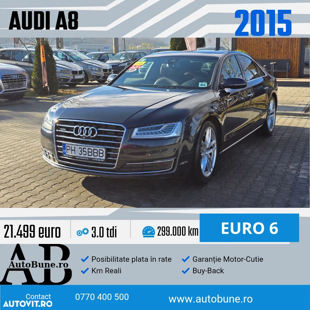 Audi A8 3.0 TDI DPF clean diesel quattro tiptronic Lang - 1