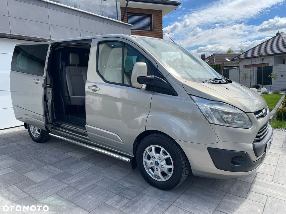 Ford TRANSIT CUSTOM Klima Navi Kamera Grzane Fotele 2xDrzwi Boczne Skóry Dubel Kabina Tempomat 2xPdc Rury - 27
