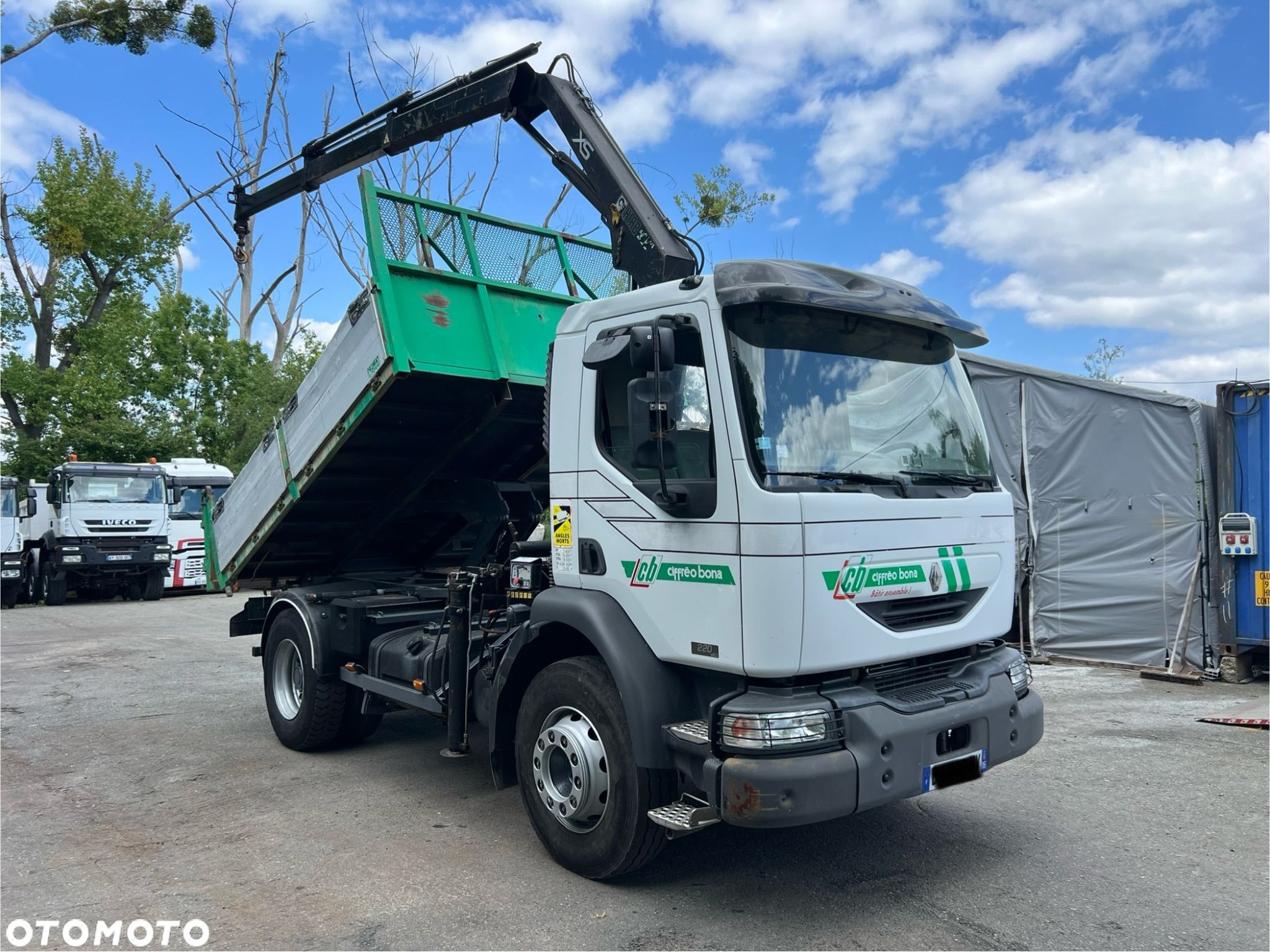 Renault MIDLUM 220 DCI* Wywrotka* HDS HIAB 088 B2 DUO* DMC 16T* Z Francji - 1