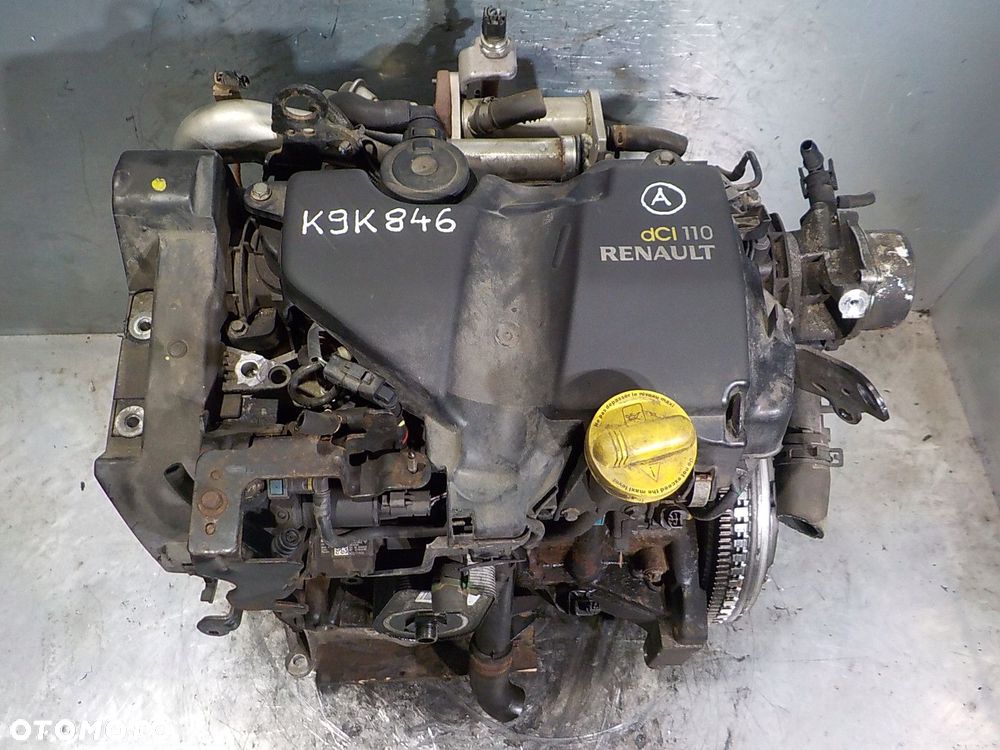 RENAULT MEGANE III DACIA SILNIK KOMPLETNY 1.5 DCI 8V 110 KM K9K846 76 TYS. - 10