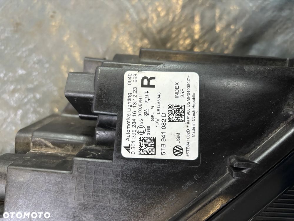 Vw Touran III 5TB lampa przód prawa Full Led 5TB941082D - 8