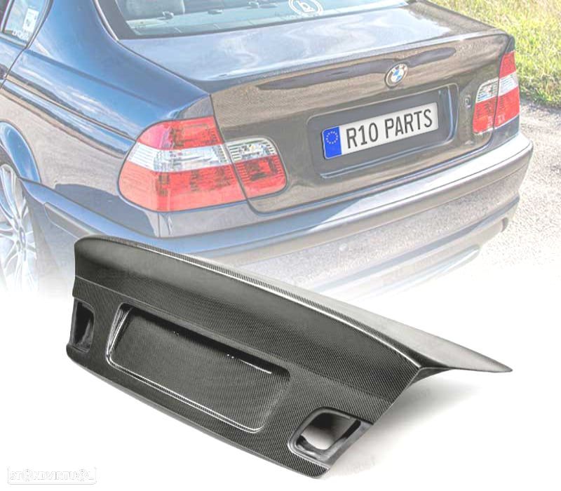 PORTA DA BAGAGEIRA BMW E46 LOOK CSL 98-05 CARBONO - 1